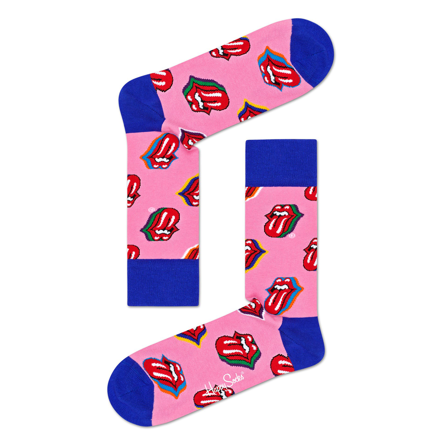 Happy Socks - The Rolling Stones Candy Kiss Sock - YaYa21
